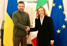 Meloni ribadisce a Zelensky sostegno italiano per una pace giusta