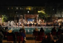 Milano, i Bagni Misteriosi si trasformano in un villaggio natalizio