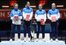 Fiorettiste d’oro nella prova a squadre di Coppa del Mondo a Busan
