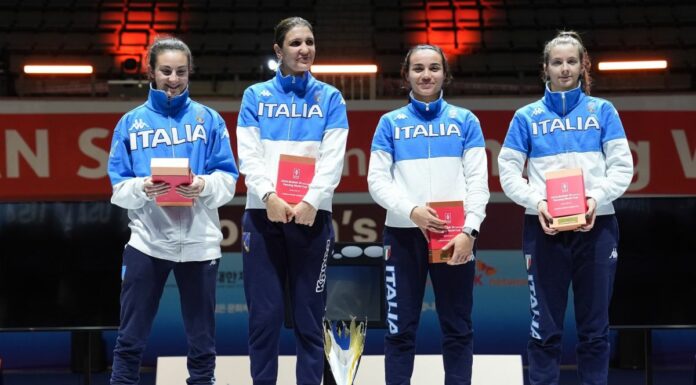 Fiorettiste d’oro nella prova a squadre di Coppa del Mondo a Busan