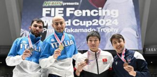 Coppa del mondo di fioretto, oro Foconi e argento Macchi in Giappone