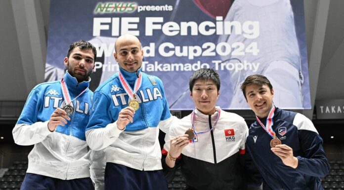 Coppa del mondo di fioretto, oro Foconi e argento Macchi in Giappone