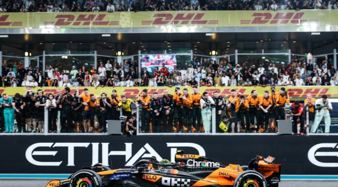 Norris vince ad Abu Dhabi, titolo costruttori McLaren, podio Ferrari