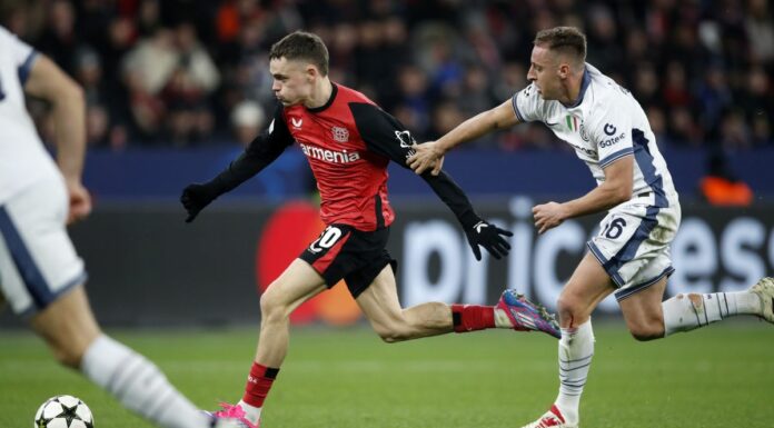 L’Inter cade al 90′ a Leverkusen, decide Mukiele