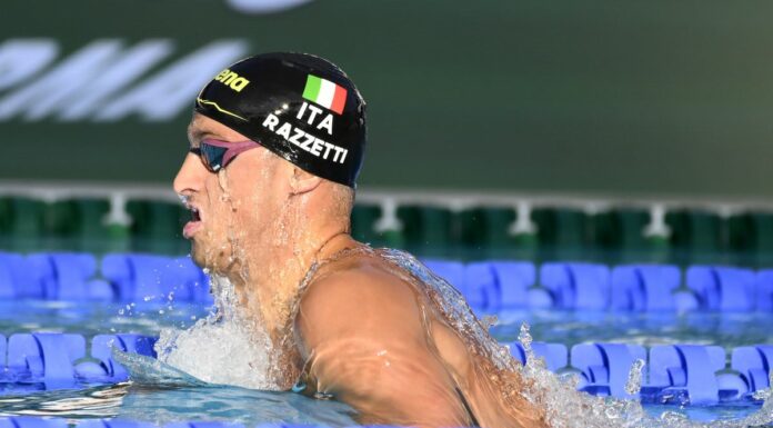 Quarto podio per Razzetti, cadono cinque record del mondo
