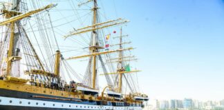 Tour mondiale del Vespucci, Veronafiere a Doha con Marmomac e SOL2Expo