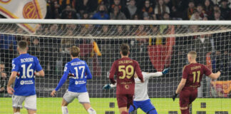 Poker giallorosso, quattro gol alla Samp e Roma ai quarti