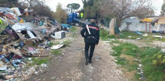 Sgomberato campo nomadi alle porte di Roma