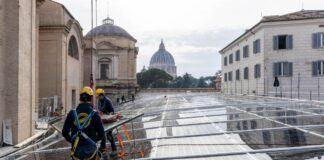 Acea, inaugurata la nuova vetrata fotovoltaica dei Musei Vaticani