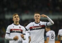 Il Bologna vince anche a Torino, granata battuti 2-0