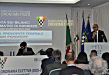 Rondinone confermato presidente della Federazione Cronometristi