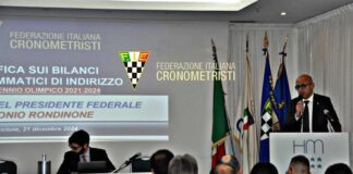 Rondinone confermato presidente della Federazione Cronometristi