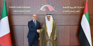Abu Dhabi, Fontana incontra presidente Consiglio Federale Emirati Arabi