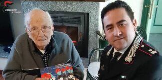 Visita dei Carabinieri a Villaromagnano per reduce di El Alamein