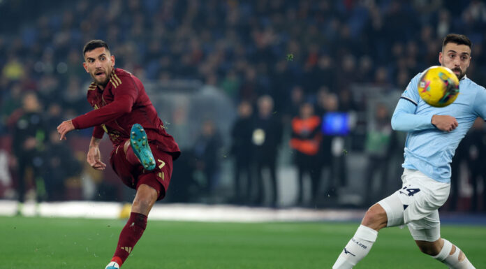 Pellegrini e Saelemaekers decidono il derby, Roma-Lazio 2-0