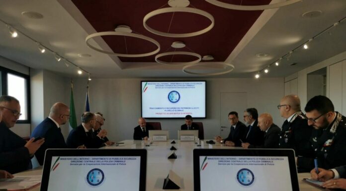 E’ italiana la prima “Silver Notice” pubblicata a livello mondiale da Interpol