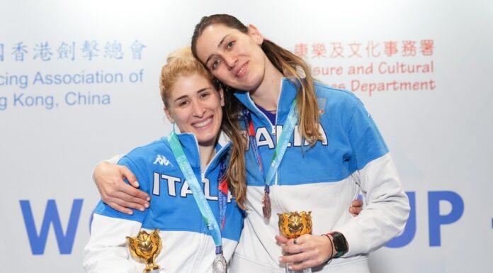 Azzurre sul podio a Hong Kong, Sinigalia d’argento e bronzo per Batini