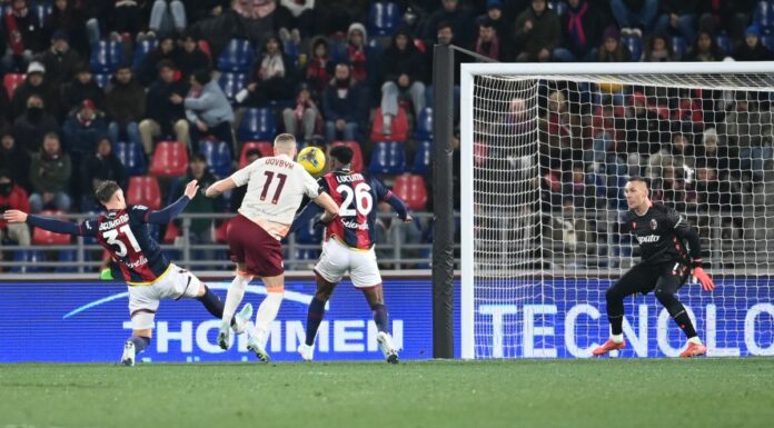 La Roma si salva in extremis, finisce 2-2 a Bologna