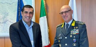 De Pascale ha ricevuto comandante regionale della Guardia di Finanza