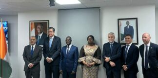 Mattei Plan, delegation from Leonardo in Ivory Coast