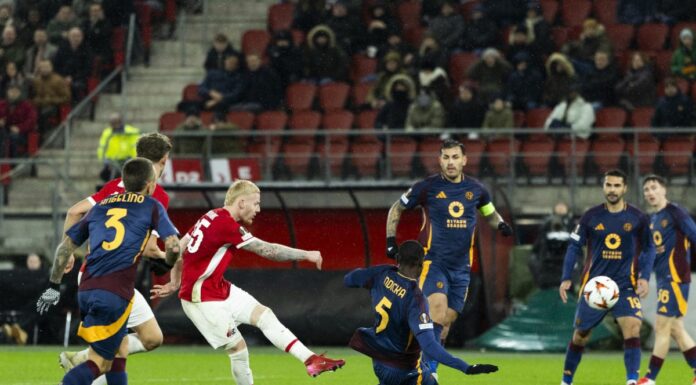 AZ Alkmaar-Roma 1-0, decide Parrott nel finale