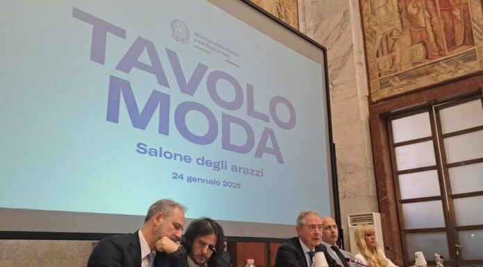 Tavolo sulla moda al Mimit, 250 milioni per le imprese nel 2025