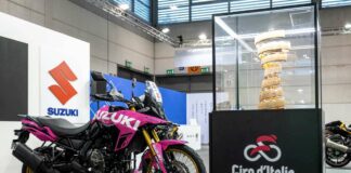 Suzuki moto ufficiale del Giro d’Italia 2025