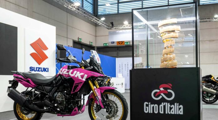 Suzuki moto ufficiale del Giro d’Italia 2025