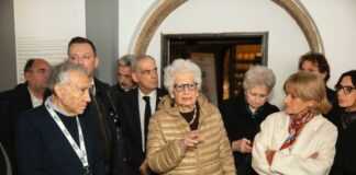 Roma, Liliana Segre oggi in visita alla Fondazione Museo della Shoah