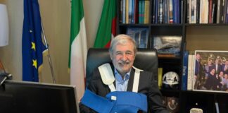 Presidente Liguria Bucci si frattura la clavicola ma non si ferma