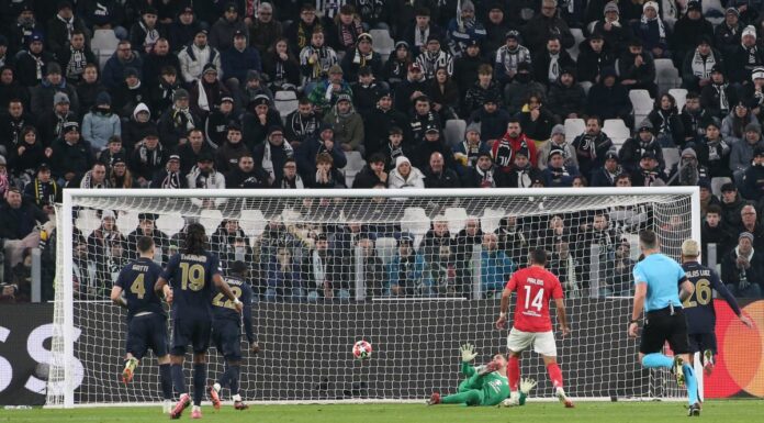 Juve ko allo Stadium col Benfica, ora i play-off