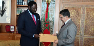 وزير خارجية المغرب يستقبل وزير الشؤون الخارجية الغامبي