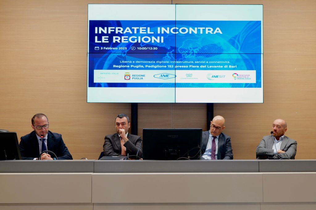 Infratel incontra la Regione Puglia alla Fiera del Levante Infratel incontra la Regione Puglia alla Fiera del Levante