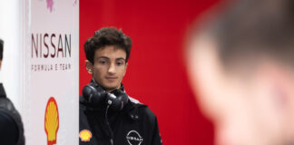 Nissan Team Formula E a Jeddah con il palermitano Gabriele Minì