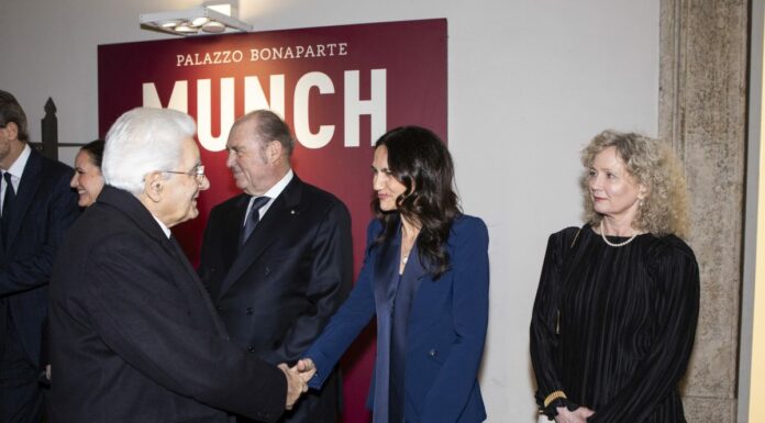 Munch a Roma, a inaugurare la mostra Mattarella e Regina di Norvegia