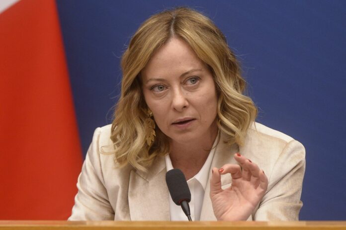 Conferenza stampa di fine anno della Presidente del Consiglio Giorgia Meloni