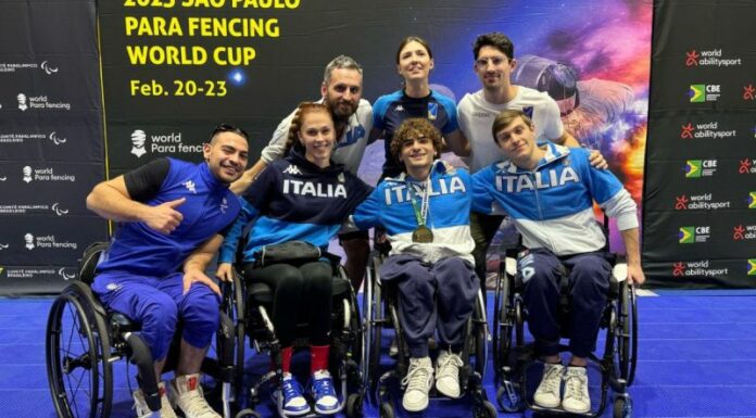 Cdm paralimpica, Michele Massa d’oro anche nella spada a San Paolo