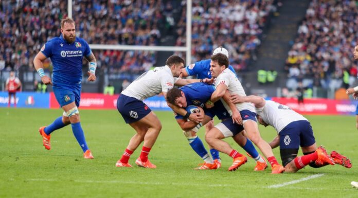 L’Italrugby crolla all’Olimpico contro la Francia