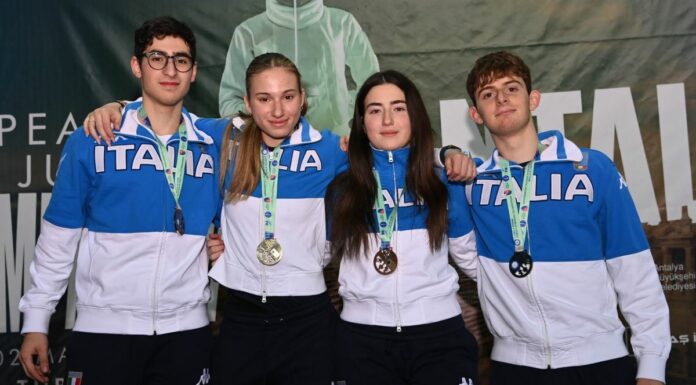 Agli Europei Cadetti Lentini vince l’oro nella sciabola donne