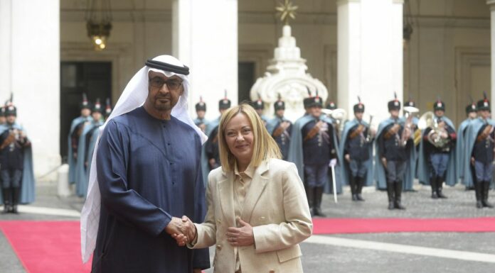 Italia-Emirati Arabi, Meloni “40 miliardi di investimenti”
