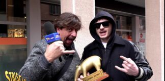 Tapiro “Striscia” a Olly per vittoria Festival “oscurata” da Marta Donà