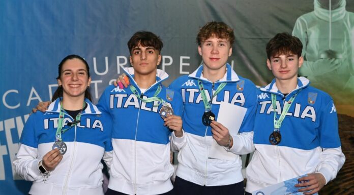 Altre 4 medaglie per l’Italia agli Europei Cadetti