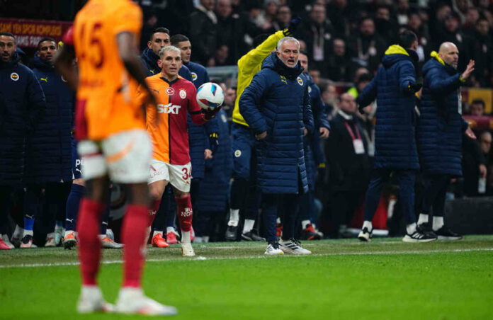 Turkish Super Lig: Galatasaray vs Fenerbahce 2025, Istanbul, USA - 24 Feb 2025