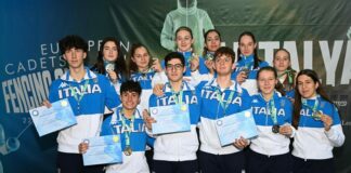 Europei Cadetti, tre gare e tre ori per gli azzurrini