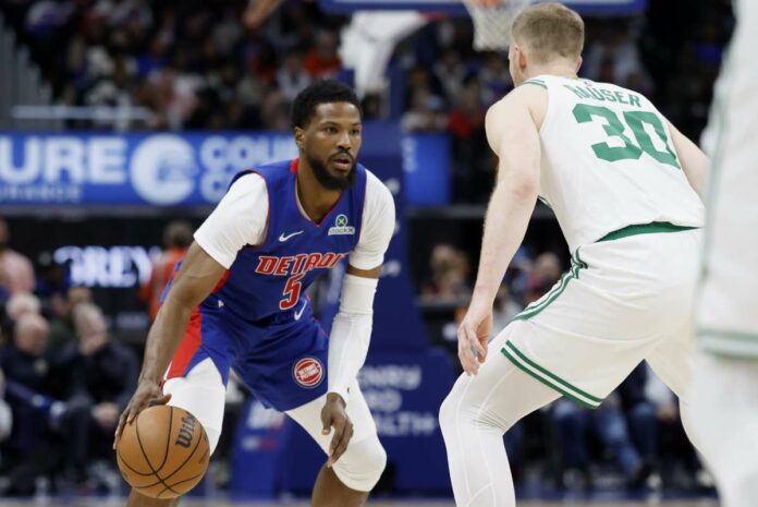 NBA: Boston Celtics at Detroit Pistons