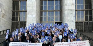 Milano, presidio dei magistrati contro la riforma della giustizia