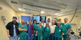 Ospedale Cervello di Palermo, intervento di ablazione trans-catetere su paziente oncologico