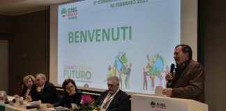 Brugnaro al quinto congresso provinciale della Cisl Scuola Venezia