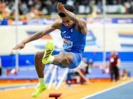 Infortunio per Mattia Furlani agli Europei di atletica, si ritira nelle qualificazioni del salto in lungo: “La mia stagione finisce qui”