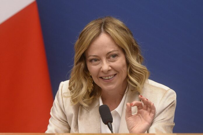 Conferenza stampa di fine anno della Presidente del Consiglio Giorgia Meloni